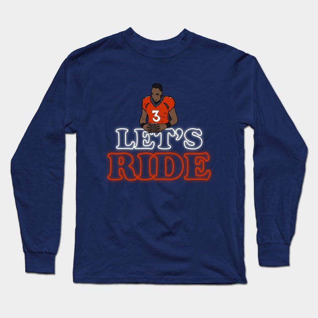 Russell Wilson "Let's Ride" Long Sleeve T-Shirt by rattraptees